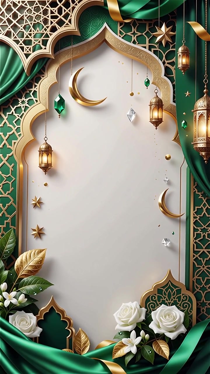 Compleanno del Profeta Maometto Mawlid al-Nabi Sfondo Islamico