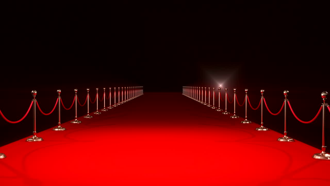 검은 바탕에 스포트라이트가 있는 빨간 카 ⁇