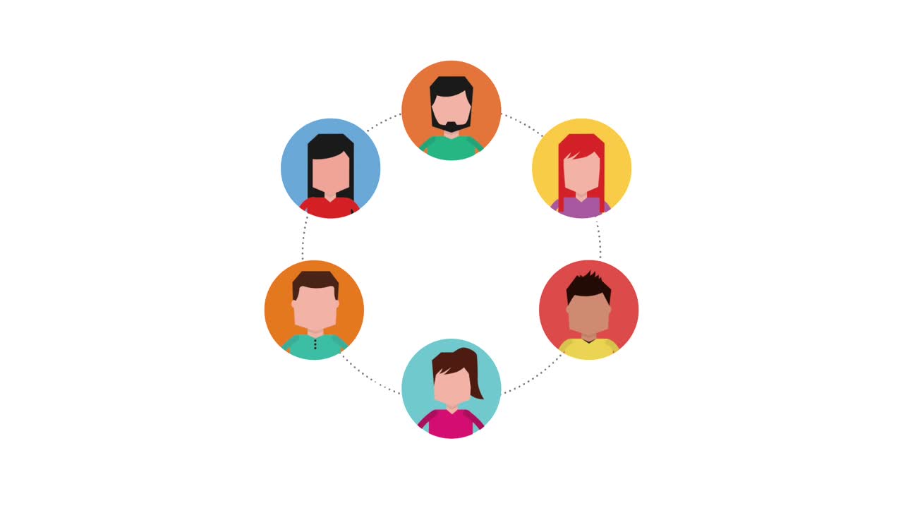 personas de dispositivos medios sociales