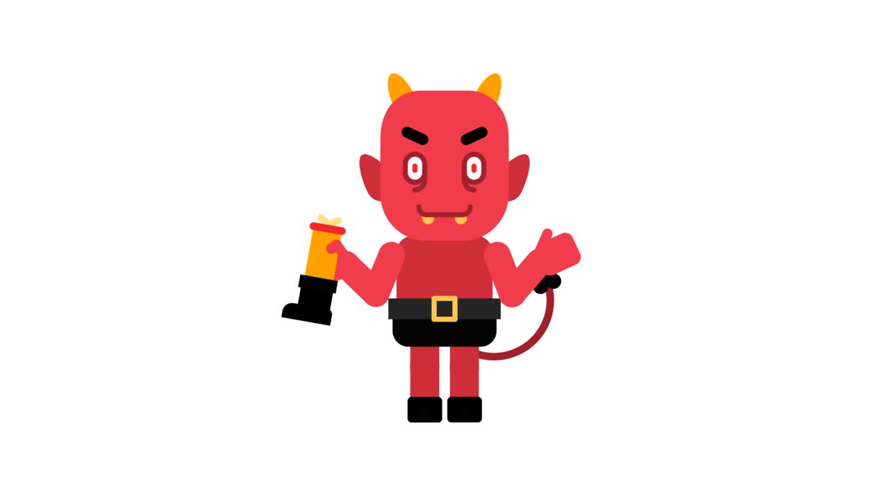 데몬 댄스 앤 웨이브스 드, 할로윈 캐릭터, 알파 채널