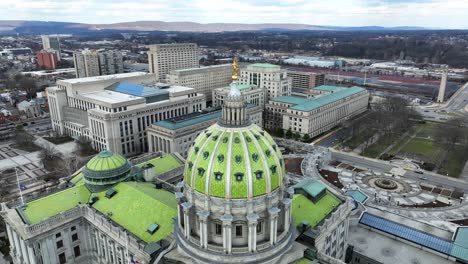 Edificio-Del-Capitolio-De-Harrisburg-En-Pennsylvania