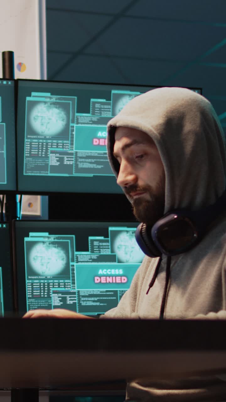 Video i højformat: IT-kriminel hacker system om natten med en virus