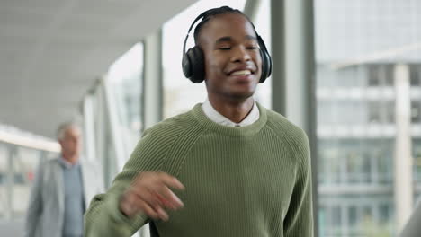 Negocios,-Danza-Y-Hombre-Negro-Con-Celebración.