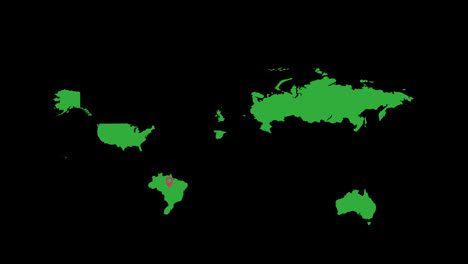 Mapa-Mundial-Mapa-Terrestre-Animación-En-Bucle-Vídeo-Fondo-Transparente-Con-Canal-Alfa.