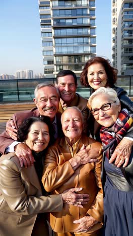 a group of people are posing for a picture