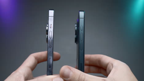 comparison of two iphones