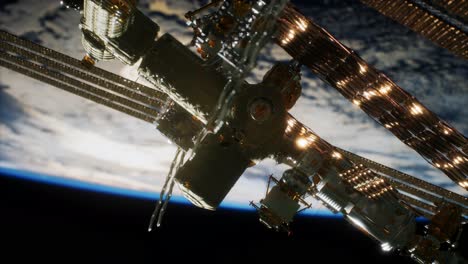 la estación espacial internacional. elementos de esta imagen proporcionados por la nasa