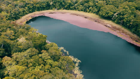 vista aérea desde abobe del lago euramoo, junto al lago tinaroo