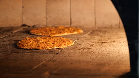 turkish pide in a wood fired oven