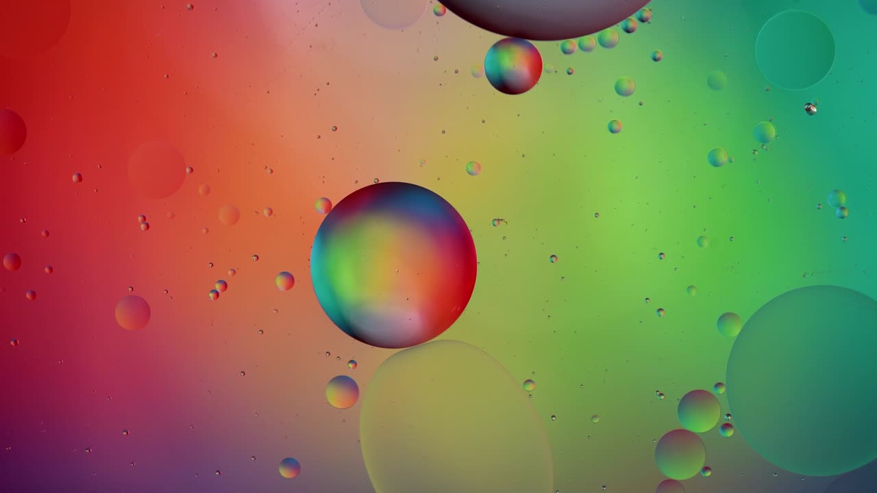 Abstract Colorful Bubbles