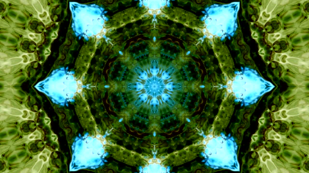 movimiento de fondo de kaleidoscopio abstractamente colorido