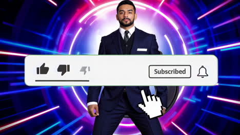 social media interaction buttons