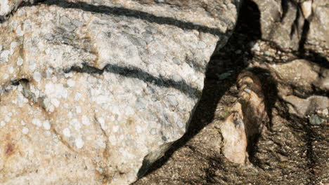 close up of rocky stones formation