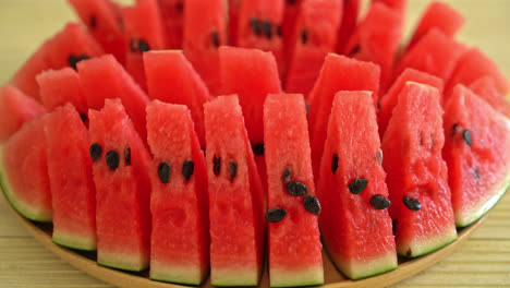 fresh-watermelon-sliced-on-plate