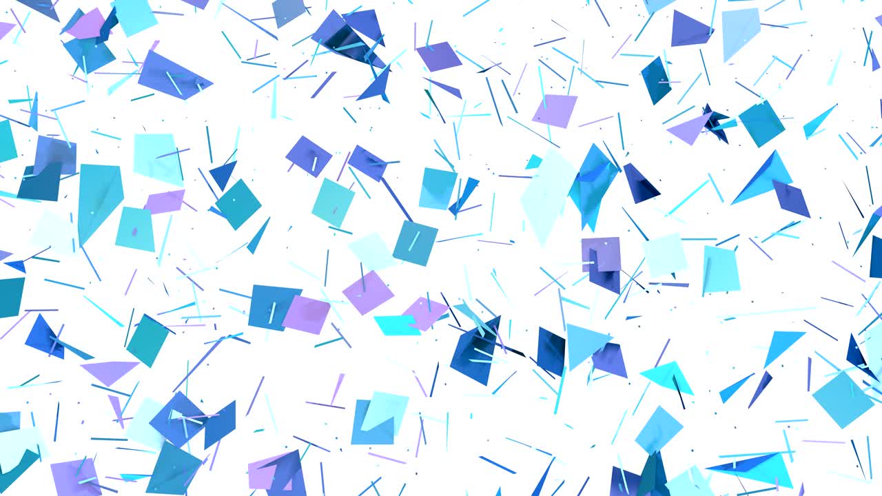 추상적인 단순한 파란색 보라색 낮은 폴리 3d 스플릿 표면은 아름다운 배경으로, 순수한 파란 파란색 다각형과 함께 부드러운 기하학적 낮은 포리 모션 배경, 4k fullhd 원활한 루프 배경.