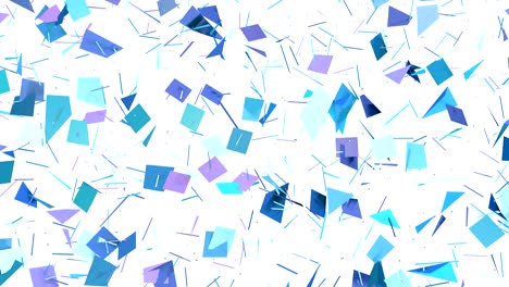 abstracto simple azul violeta baja poli 3d superficie dividida como un hermoso fondo. suave geométrico bajo fondo de movimiento poli con polígonos violeta azul puro. fondo de bucle sin costuras 4k fullhd