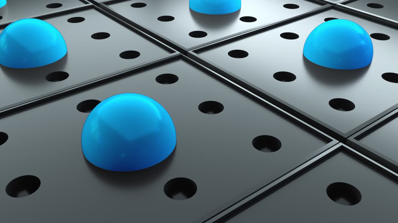 반복되는 기하학적 요소를 가진 추상적인 표면, 디지털 구성의 3d 렌더링, 컴퓨터 생성 이소메트릭 배경