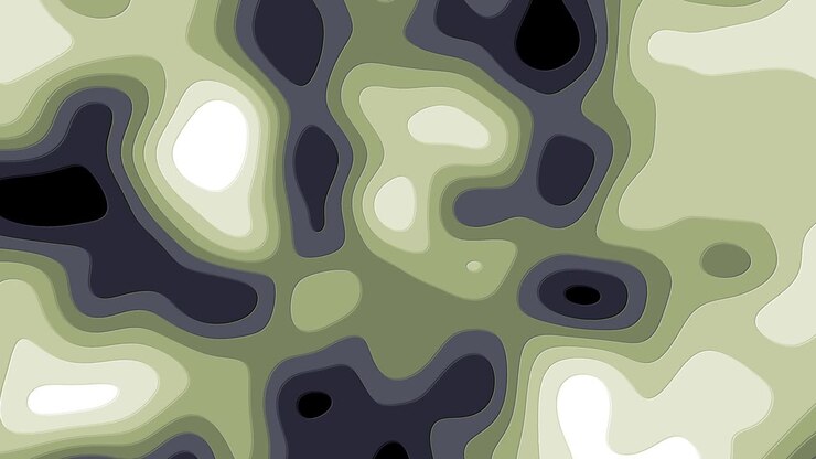 Abstract Soldier Uniform Camouflage Background (Loopable)
