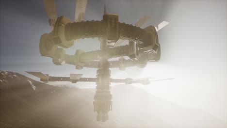 ovni alienígena en la tierra
