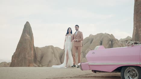 romantic desert wedding photoshoot