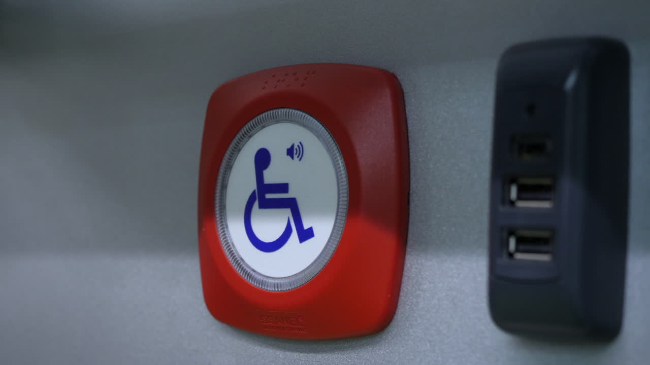 Disabled Access Button with Audio Alert