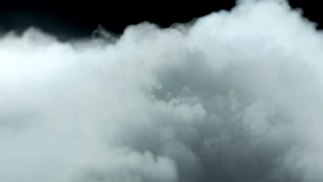 nubes de humo de hielo seco realista