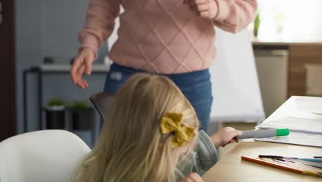 Video-of-mother-during-home-office-with-crying-little-daughter