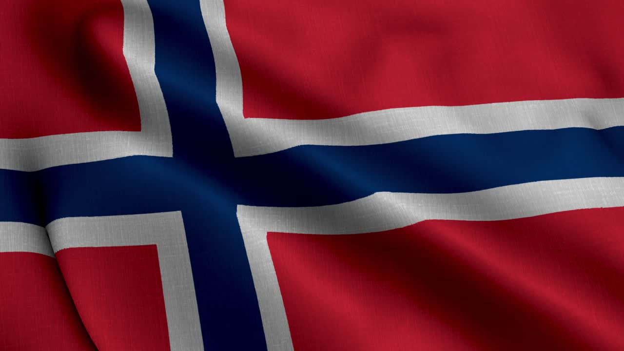 bandera de raso de noruega