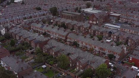 Drone-Shot-Pulling-Away-From-Old-Trafford-Suburbs-02