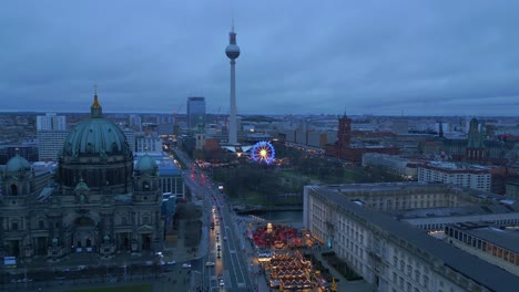 berlín ciudad de invierno mercado de navidad