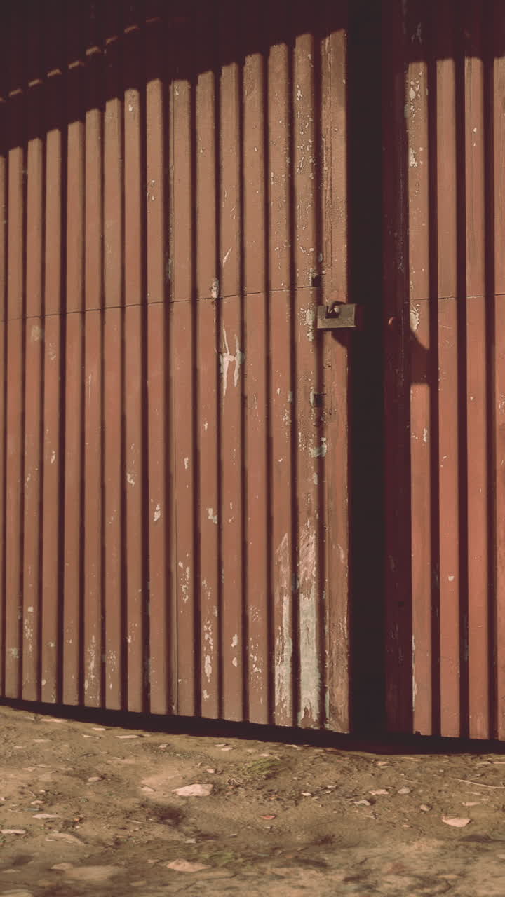 territorio depresivo de una zona industrial abandonada