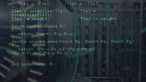 Animation-of-spinning-round-scanners-and-data-processing-against-computer-server-room