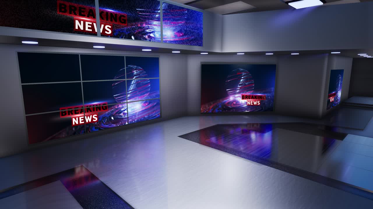 Noticias del estudio de televisión virtual 3D