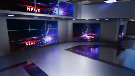 3d virtual tv studio news