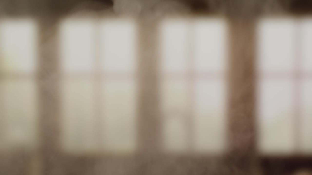 Blurred view of windows