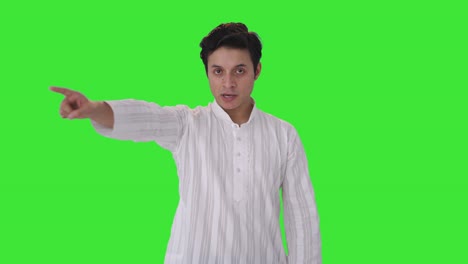 Angry-Indian-man-challenging-someone-Green-screen