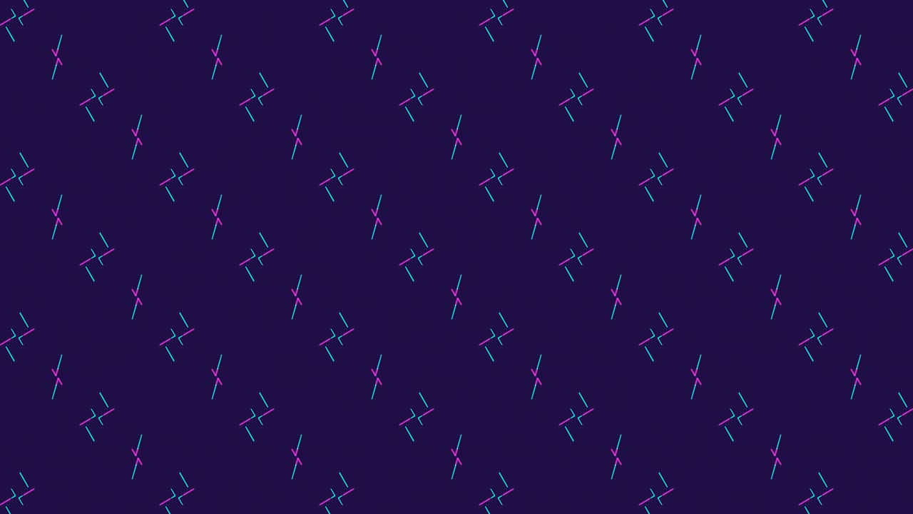 Seamless animation line moving technology concept