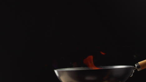 wok with flame