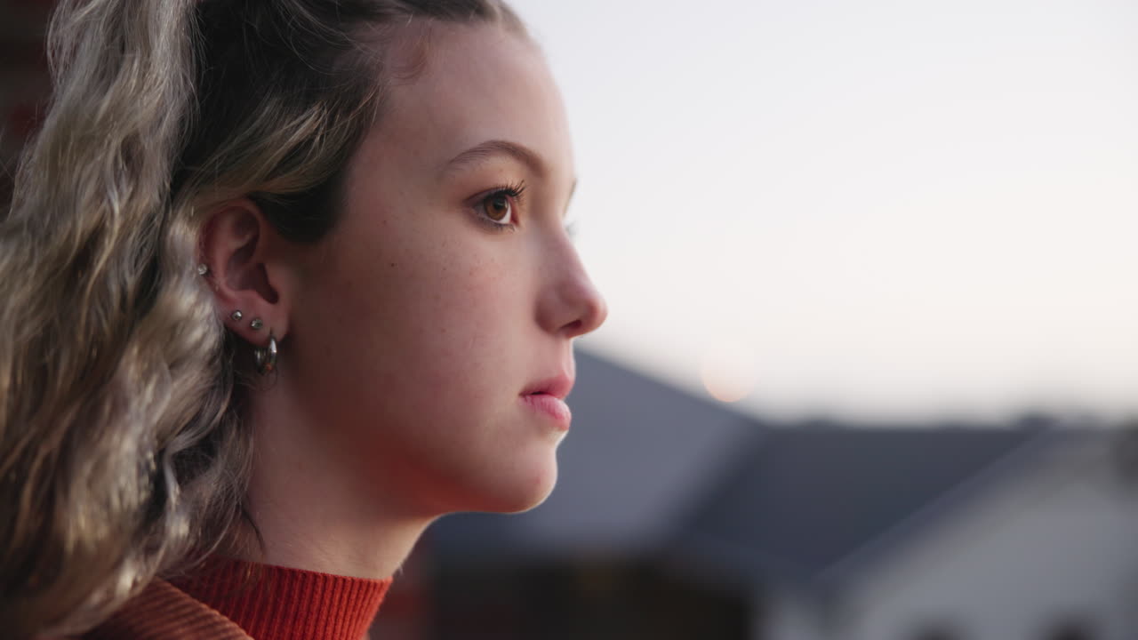 retrato de una mujer joven