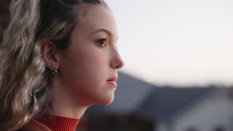 portrait of a young woman