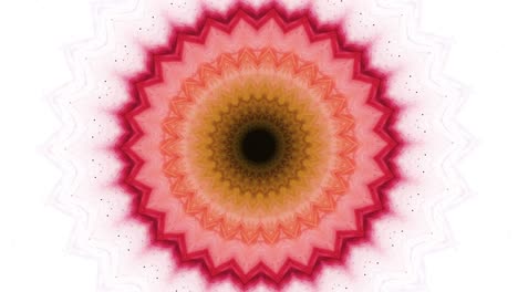 efecto visual caleidoscópico para un fondo de dj. fondo de música. flor abstracta que cambia su forma geométrica a ondas sonoras.