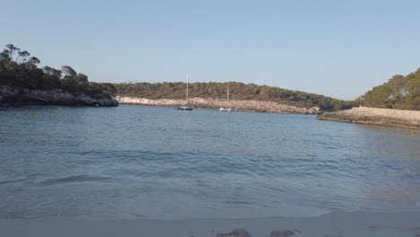 the mondrago beach in majorca