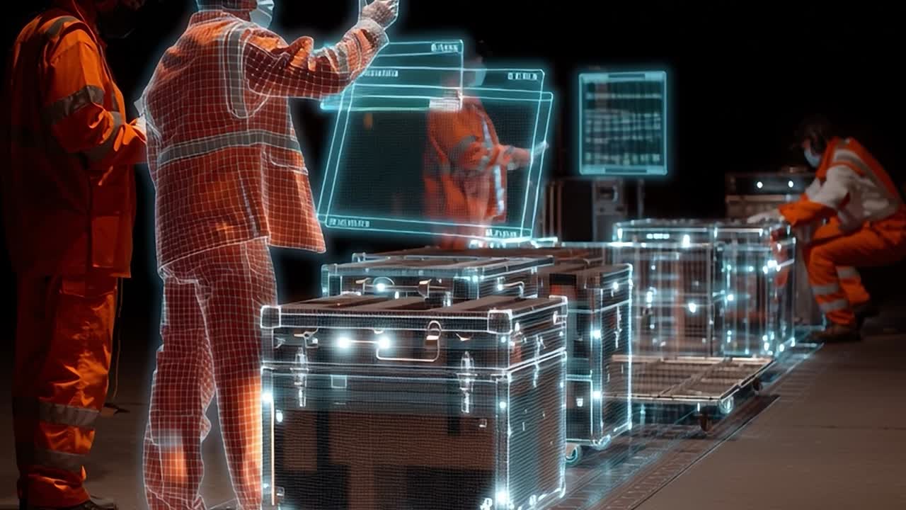 Innovative technology enhances cargo handling efficiency at warehouse