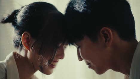 close up couple