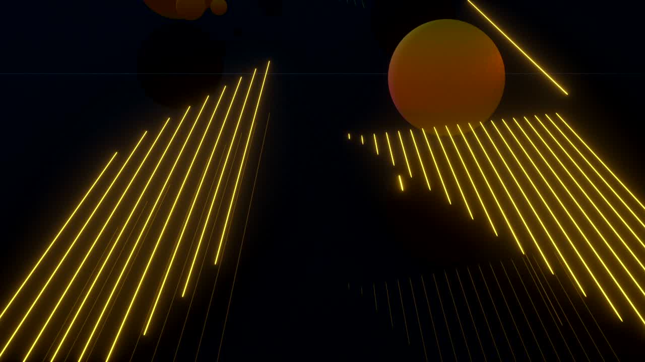 An abstract background made by glowing lines.