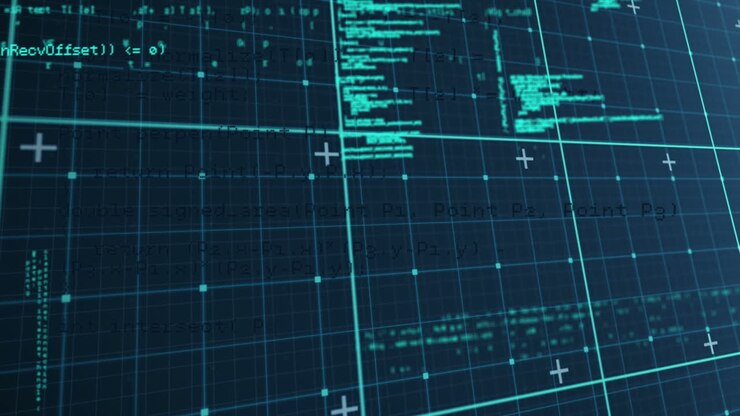 Animation of data processing over grid
