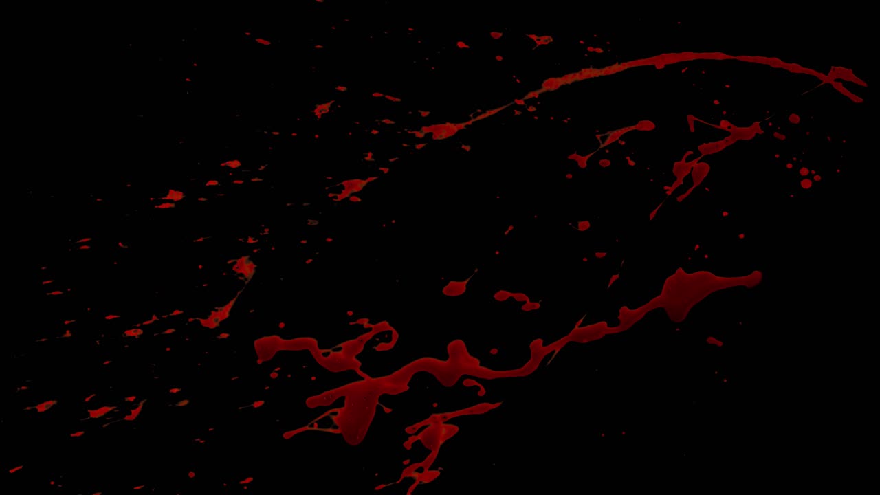 Blood spatter with alpha background 12