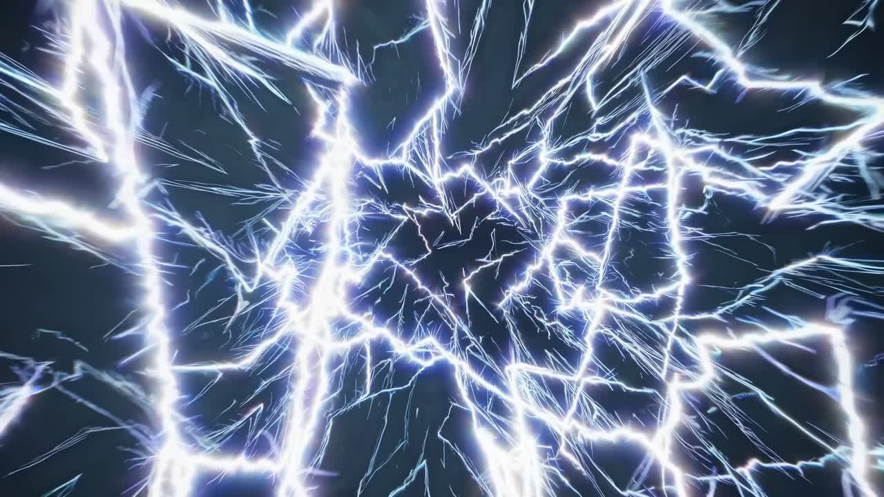 Lightning Strikes Abstract Background
