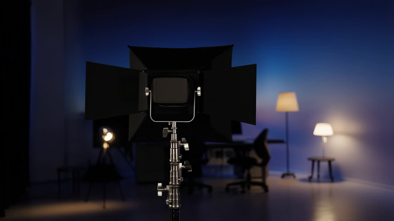 스튜디오 조명 설정