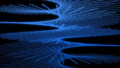 patrón de forma de punto de color azul animación gráficos de movimiento